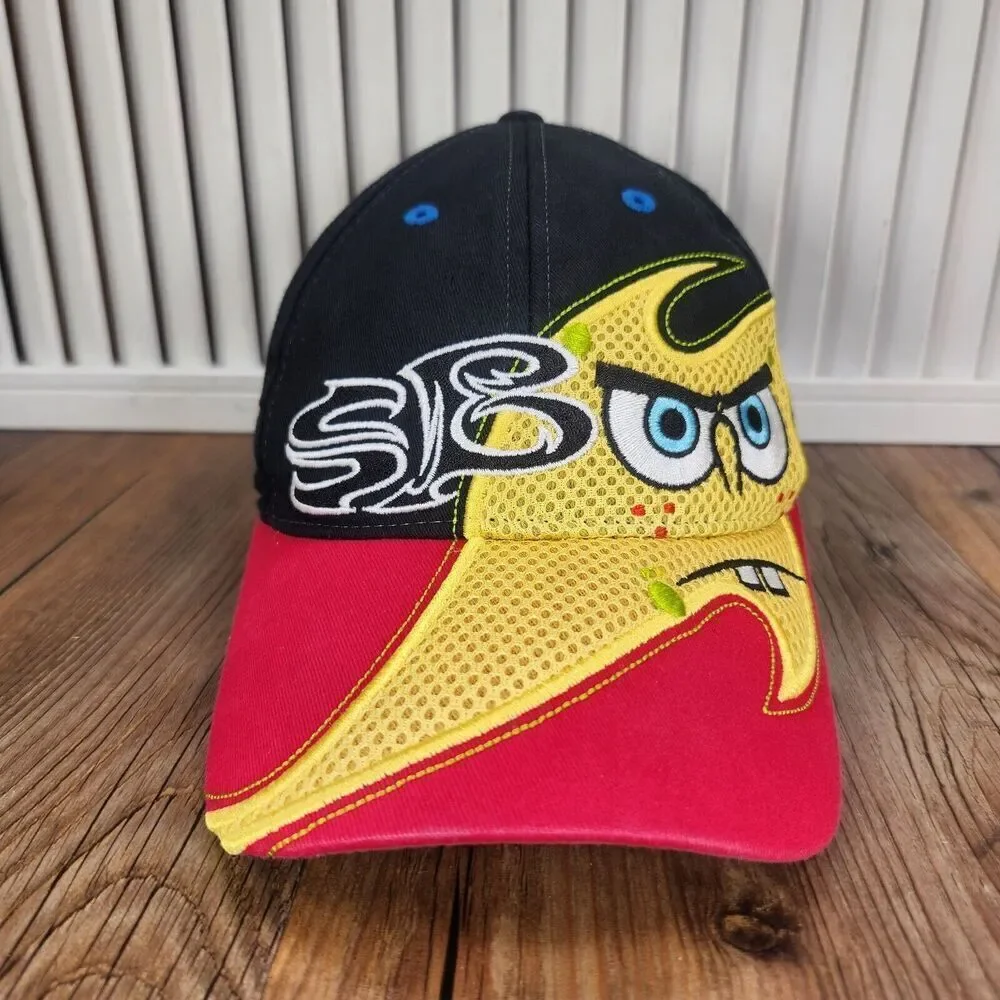 Nickelodeon SpongeBob Squarepants SB Strapback Hat Cap Youth Adjustable 2006 TV